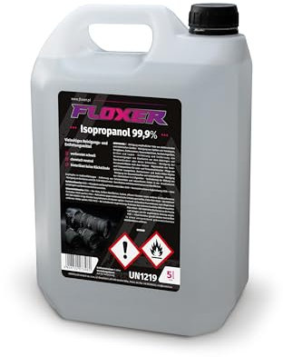 Isopropanol 99,9 % - 5l Reinigungsalkohol für Haushalt und Elektronik, Glas, Kunststoff & Metall - Reinigungsalkohol & Entfetter - Hochprozentiger Isopropylalkohol (5L)