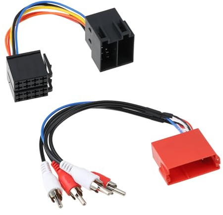 VGOL Adaptateur de Système Amplifié D'autoradio vers Faisceau RCA CT20PO02 Compatible avec Porsche Boxster 1997-2002