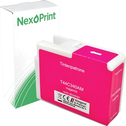 NexoPrint C13T44C340 SJIC36P(M) Magenta Druckerpatronen kompatibel mit Epson ColorWorks CW-C6000 Pe - Hohe Ergiebigkeit