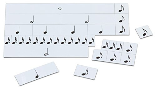 Betzold 84681 - Notenwert Legespiel - Musiknoten lesen lernen, magnetische Noten, Musikunterricht