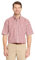 Arrow 1851 Herren Big and Tall Hamilton Popeline, kurzärmelig, Knopfleiste Hemd mit Button-Down-Kragen, Rhabarber, 4X-Large Groß