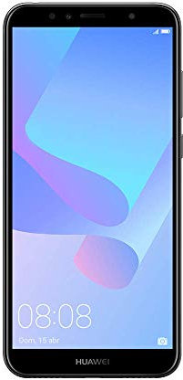 Huawei Y6 2018 - Smartphone de 5.7 (Memoria Interna de 16 GB, RAM de 2 GB, Display TFT HD+ 18:9, cámara de 13 MP, Android 8.0 (Oreo)), Color Negro