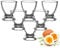 Sendez 12 Eierbecher aus Glas Eierständer Eierhalter Glaseierbecher