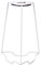 7 Inch Matt White Shade Carrier to Support Lamp Shade with Duplex Ring Fitting - to Fit BC/B22 Cap Type Light Bulbs