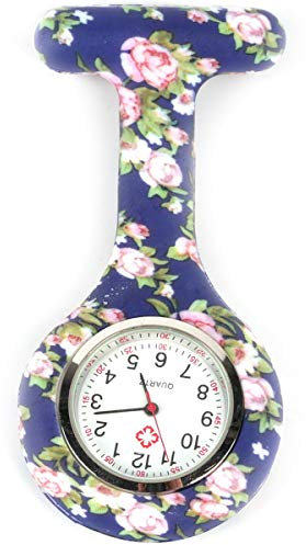 Chenghui Nurse Watch, Silicone Fob, Easy-Read Arabic Numerals, Water Resistant, Unisex-Adults, Medical Professionals