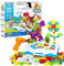 Juguetes Niños 3 4 5 6 Años Puzzle 3D Dinosaurios con Taladro Herramientas Juguete Construcciones Juegos de Mesa Manualidades Niños 4 Años Regalos Niños 3 Años Niñas (201 Piezas)