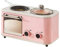 Four-In-One Small Breakfast Machine, Household Multifunctional Toaster, Retro Toaster, Electric Oven for Frying, Electric Oven, Electric Smart Microwave with Oven, Health Pot, Sandwich, Toast,Pink