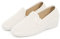 CoboFamily Zapatillas de Estar por Casa Mujer Verano Otoño Invierno, Zapatillas Casual Cómodas Respirables, Zapatos de Rejilla con Tacón Cuña y Punta Cerrada Multicolor, Suela Caucho (Blanco, 40)