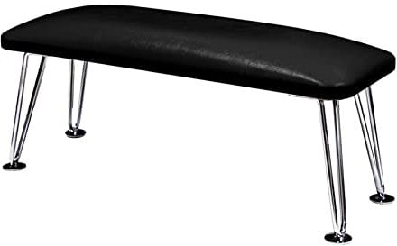 barenx Nail Arm Rest Professional,Stainless Steel, Station Table Desk for Fingernails Toenails use,Nail Dust Collector use - black