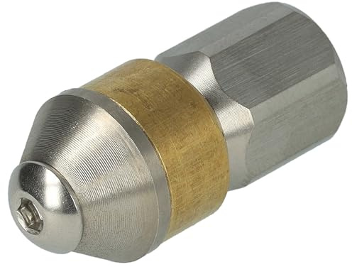 vhbw Rohrreinigungsdüse Ersatz für Kränzle KNR055 für Hochdruckreiniger | 1/8 Zoll, Rotierend