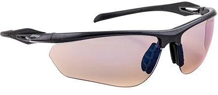 Riley Cypher Eye Protection Safety Glasses for Work – Lightweight and Adjustable with Clear Anti-Fog, Scratch-Resistant Lenses, No-Slip Grips & UV Protective Glasses (Black, REVO Lens)