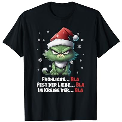 Lustiges Ich hasse Weihnachten – I Hate Christmas Anti Xmas T-Shirt