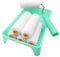 Schaumstoff-Farbrollen set, 10-cm-Farbrollenset mit Tablett, 6 Mini-Farbrollen aus hochdichtem Schaumstoff, Farbwannen und -Rahmen, kleine Pinsel zum Streichen von Wänden, Hauspflege