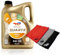 Total Quartz 9000 NFC 5W-30 Motoröl - 5L Flasche Motorenöl + 3x Microfasertücher Set (40×30 cm)