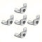 Pack of 5 M5 (5mm) Wing Nuts - Steel, Assorted Stainless Steel Wing Nuts Butterfly Wing Nut for DIY Tools Machinery Electronic Equipment