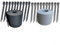 Polyethylen-Gras- und Steinbarriere, eine zuverlässige Gartenlösung, 12 cm hoch und 10 m lang, geeignet für verschiedene Gartengestaltungen (grau)