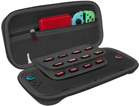 Hermitshell Hard Travel Case for Nintendo Switch 2 Controller (Only case) (Black, Case for Controller + Charger)