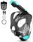 RDDAIPE Schnorchelmaske Erwachsene L/XL, 180° Tauchmaske Vollgesichtsmaske, Tauchermaske Erwachsene Vollmaske, Anti-Beschlag, Auslaufsicher, Schnorchelset, Schnorchelausrüstung Alternative