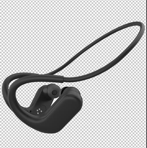LOBKIN Knochenschall Kopfhörer Schwimmen, IPX8 Kopfhörer Wasserdicht Bluetooth 5.4 Open Ear In-Ear Kopfhörer mit 8G MP3 Player mit Ohrstöpsel für Schwimmen Laufen Radfahrer