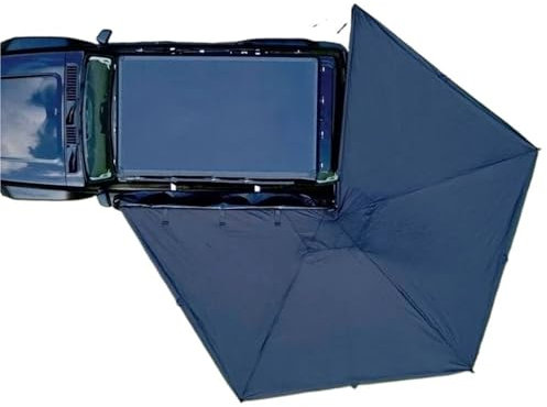 JKELPV Carports Outdoor 2,2 m schwere, leichte Seitenmarkise für Vans, LKWs und Autos, 270 Grad freistehende Markise, freistehend Fahrzeugüberdachung