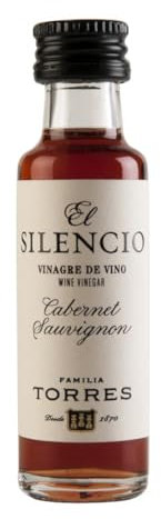 EL SILENCIO | Caja 242 Miniaturas de Vinagre de Vino Tinto Cabernet Sauvignon - Botella Vidrio 20 ml