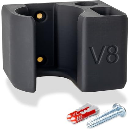 NATUMO Wandhalterung für Fanttik V8 Apex & Slim V8 Apex Mini Staubsauger – 3D-gedruckter Halter & Ständer, platzsparende Wandmontage, sicherer Halt, Zubehör griffbereit