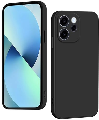 Wigento Stoßfeste Silikon Hülle für Oppo Reno 15 Pro Mini 5G, Kamera Schutz, Kratzfest, präzise Aussparungen, Flexible Handyhülle (Schwarz)