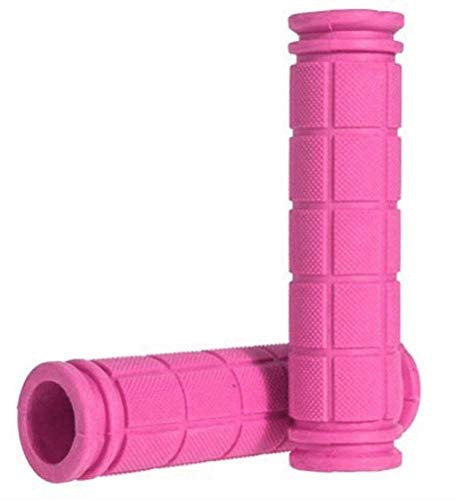Peakpet 1 Paar Fahrrad Griffe Lenkergriffe rutschfest weich Gummi Lenker Griff komfortable Stoßfest Handgriffe für Fahrrad/Mountainbike/Rennrad (Rosa)