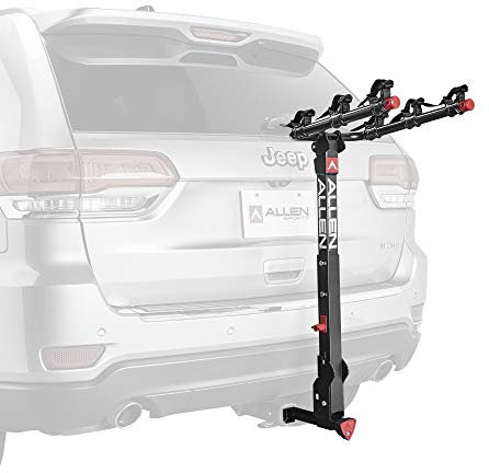 Allen Sports Deluxe+ Schnellspanner 3-Fahrradträger für 1 1/10.2 cm und 5.1 cm Kupplung, Modell 830QR