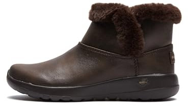 Skechers On-The-Go Joy Endeavor, Botas Mujer, Chocolate Perform Textile, 37 EU