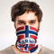 Club of Heroes / Norwegen Schlauchschal, nahtloses Multifunktionstuch aus weicher Mikrofaser/Bandana Halstuch Mundschutz Loop Schal/Norway Skandinavien Hurtigruten Reise Reiseführer Flagge