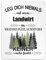 Berufe Blech-Schild - Leg dich niemals mit einem Landwirt an - Lustiges Geschenk Büro, Job, Arbeit, Kollegen, Freunde, Metall-Poster - Querformat A3