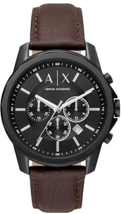Armani Exchange Herren Quarz-Chronograph Uhr mit Armband AX1732