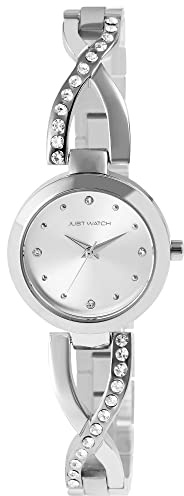 Just Watch Damen-Uhr Relana Edelstahl Hakenverschluss Analog Quarz JW10174 (silberfarbig)