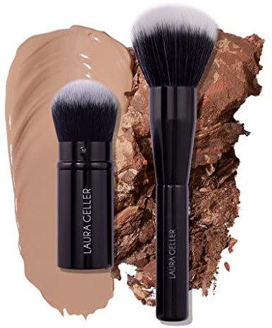 LAURA GELLER NEW YORK Blending Beauties 2-teiliges Make-up-Pinsel-Geschenkset für Puder und Foundation