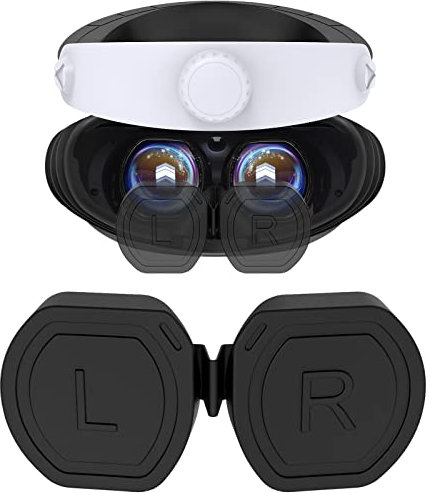 Lens Protector Cover for PSVR 2, Soft Silicone Dust Proof & Anti-Scratch Cover for PS VR2, Washable Protect Lens Sleeve for Playstation VR2 Headset Accessories