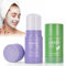 AOOWU Green Mask Stick, 2 Stück Aubergine Grüner Tee Purifying Clay Maske,Befeuchtet und Kontrolliert Öl Grüntee Maske Mitesser Akne Entferner,Green Tea Mask für Deep Cleansing(Grüntee+Aubergine)