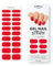 MOYOU LONDON Halbgehärtete UV Gel Strips - 20 Stück - Gel-Nagelfolien UV Härtend für Maniküre in Salonqualität - Very Cherry