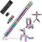 Wbbrbbr Magnetischer Kugelschreiber, Fidget Pen, Lustige Multifunktions Stift, Stressabbau Druckkugelschreiber Geschenk Gadgets für Junge Männer Frauen Kinder Teenager Freunde. (Lila)
