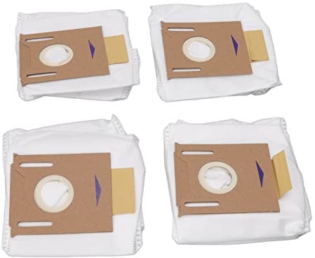 4Pcs Sweeper Dust Bag Spare Part High Efficiency Particulate Air Abs Fiber High Efficiency Sweeper Dust Bag Spare Part For T8Aivi Cleaning