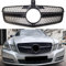 W212 Diamant-Stil ABS Stoßstangengitter für Mercedes Benz E-Klasse W212 Pre-Facelift E200 E250 E300 E350 E400 2010-2013 Schwarz