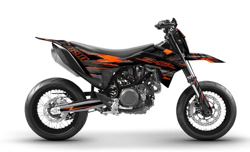 Dekor, Aufkleber passend für KTM 690 SMC-R 2019-2023 - Blackbird Edition Arider (Orange)
