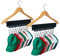 QUMENEY 2PCS Cap Organizer Hanger 20 Edelstahl Clips Baseball Cap Holder Rack für Kleiderschrank Hüte Schals Socken Krawatte Lagerung über die Tür für Reisen Hotel Home Kleiderschrank