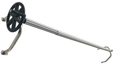 INTERNATIONAL COVER POOL Enrollador de Manta térmica de Piscina para Pared. Ajustable hasta 5,5m con Tubo de 100mm. Comodo Y FACIL DE Montar