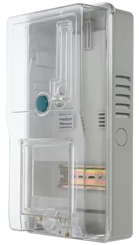 Mikikit Wasserdichte Box Für Außenelektrik Energiezählerkasten Aus Kunststoff Wetterfester Elektrokasten Für Draußen Kleiner Stromzählerkasten Mit Transparenter Abdeckung