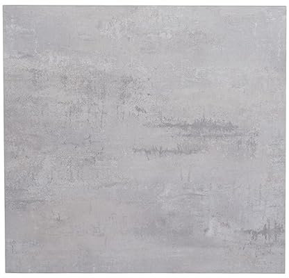 Piano quadrato resistente per tavolo da bar in laminato (Cemento, 70x70 cm)
