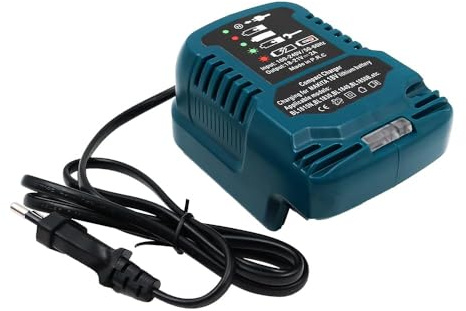 Namvo Mini Chargeur de Batterie au Lithium pour Batterie Makita 18 V Compatible avec BL1850B BL1860 BL1830 BL1840 BL1815