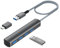 Elebase USB Hub für PS5 PS4 Pro/Slim mit 60cm Kabel,4 Port USB 3.0 Expander Verteiler,4-in-1 Multiport Splitter 5Gbps Mehrfachstecker mit OTG & Adapter für MacBook,Laptop,PC,Flash Drive,Keyboard