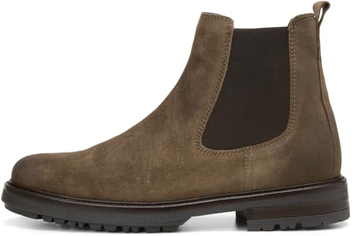 Marc OߴPolo hommes chelsea boots en cuir velours à enfiler