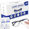 Glasses Cleaning Wipes, Pre-Moistened Lens Wipes, Suitable for Cleaning Glasses, Sunglasses, Cameras, Mobile Phones, Monitor Screens and Precision Surface Screens, Individually Packaged (220 Pieces)